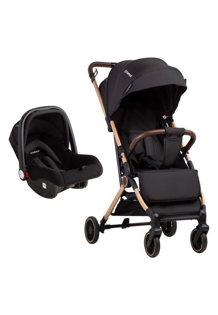 Coche Maleta Compacto Travel System Soho Negro Bebesit