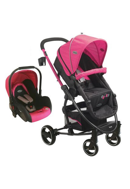 Coche Travel System Alfa SX Rosado Bebesit