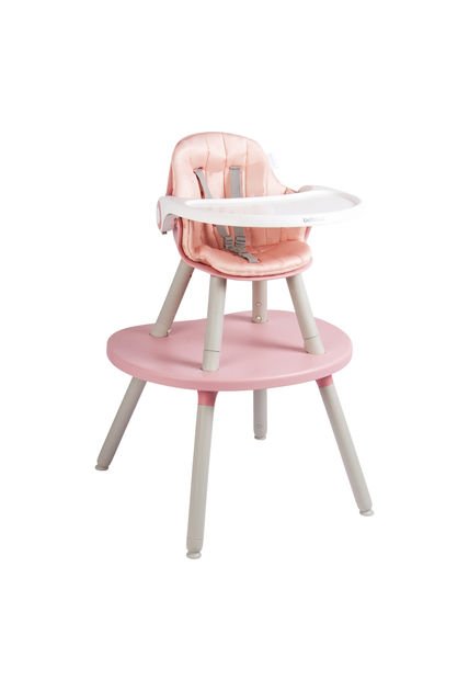 Silla De Comer Baby Desk 4 En1 Rosa Bebesit