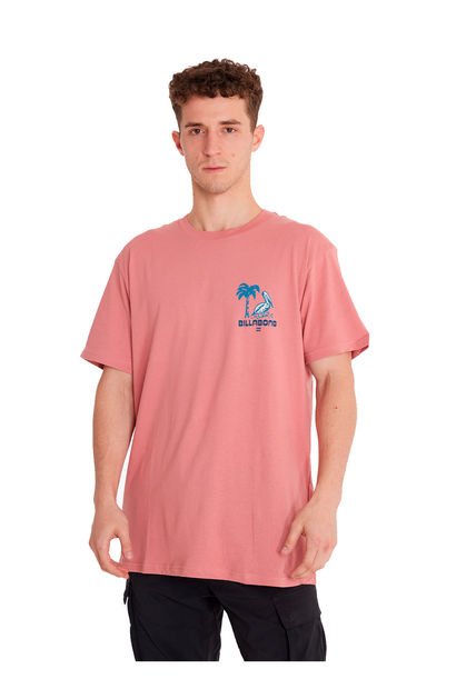 Polera Hombre Lounge Rosa Billabong