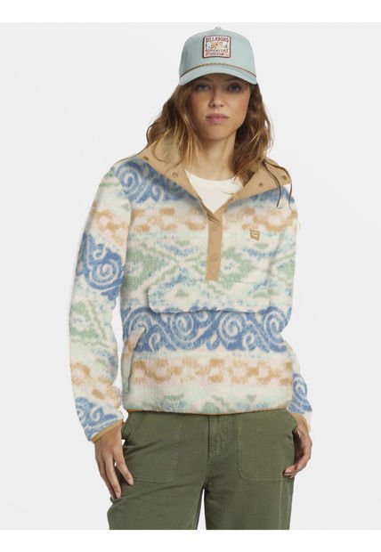 Polerón Mujer Switchback Pullover I Celeste Billabong