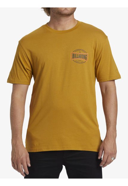 Polera Hombre Walled Mostaza Billabong