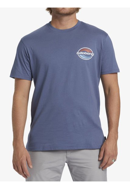 Polera Hombre Walled Azul Oscuro Billabong