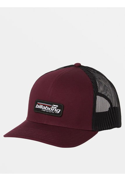 Jockey Walled Trucker Hombre Burdeo Billabong