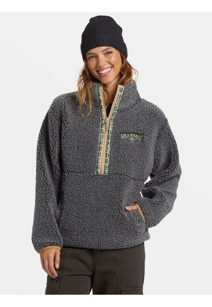 Polar Mujer Horizon Sherpa Gris A/Div Billabong