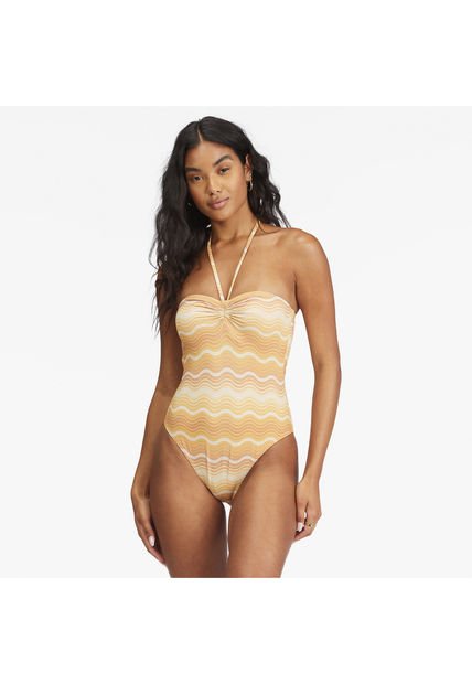 Traje De Baño Mujer Wave Hello 1Pc Naranja Billabong