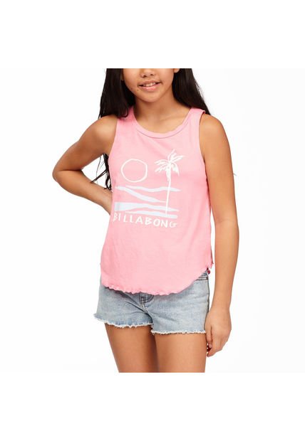 Polera S/M Niña Surf Patrol Rosa Billabong