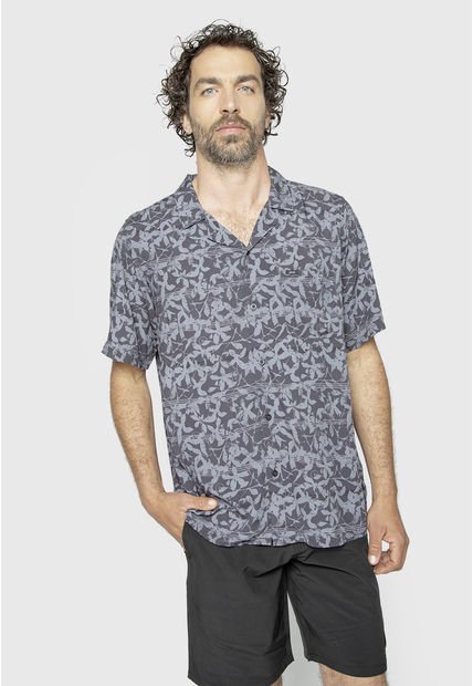 Shirt Viscose Dark Hidden Grey Black Bubba