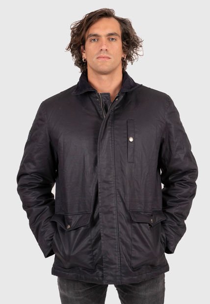 Canvas Waxed Jacket Black Bubba