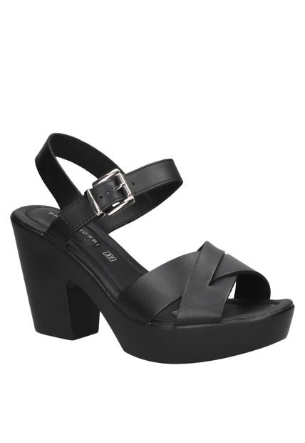 Sandalia Casual Mujer Negro Bruno Rossi