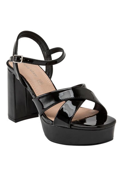 Sandalia Casual Mujer Negro Bruno Rossi