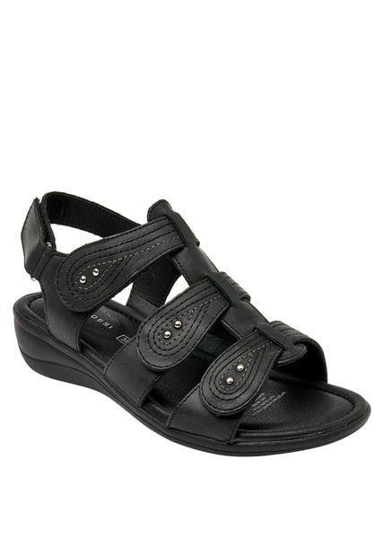 Sandalia Casual Mujer Negro Bruno Rossi