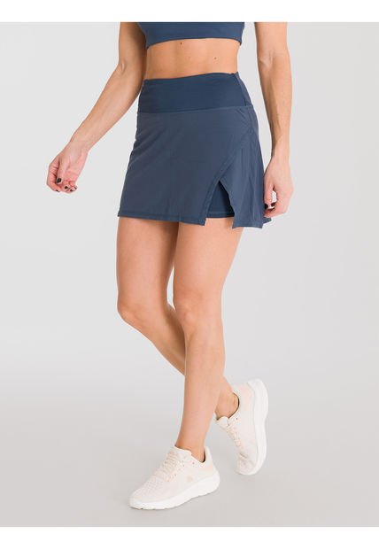 Falda Short Mujer Flo Azul Bsoul