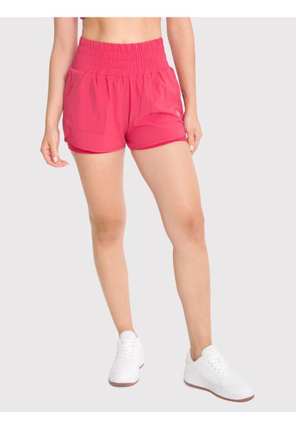 Short Deportivo Mujer Pocket Rojo Bsoul