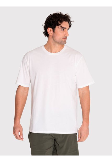 Polera Deportiva Hombre Printed T-Shirt Blanco Bsoul