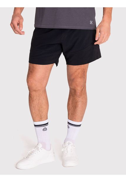 Short Deportivo Hombre 2-en-1 Negro Bsoul