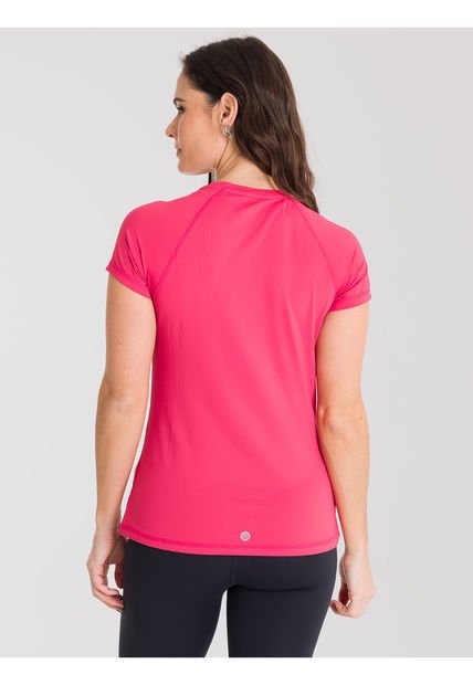 Polera Deportiva Mujer Round Neck Roja Bsoul