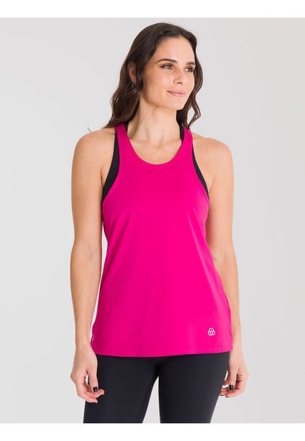 Polera Deportiva Mujer Tank Cloe Fucsia Bsoul