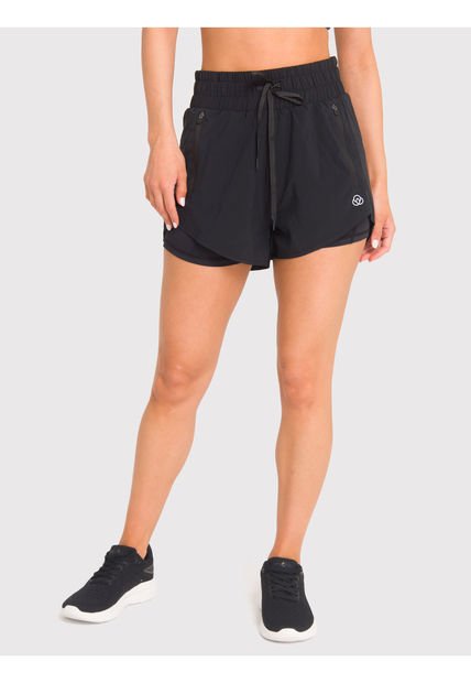 Short Deportivo Mujer W/Inn Leg Zoe Negro Bsoul