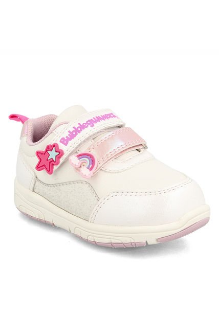 Zapatilla Soft Walker Niña Blanco Bubblegummers