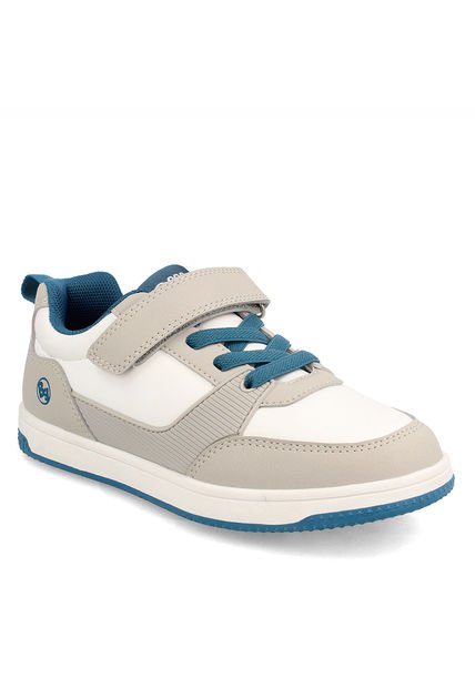 Zapatilla Funkier Niño Blanco-Gris Bubblegummers