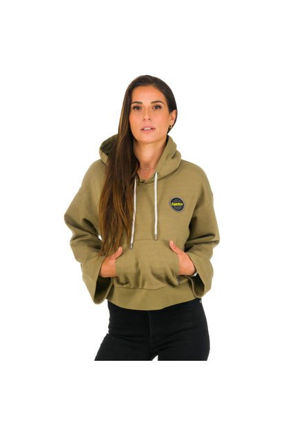 Polerón Mujer Retro W Verde Oscuro Burton