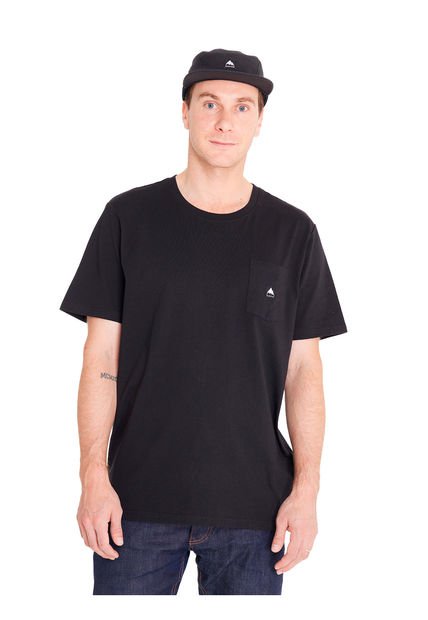 Polera Manga Corta Hombre T-Shirt SS Negro Burton