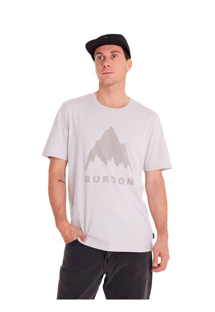 Polera Manga Corta Hombre Short Sl Gris Burton