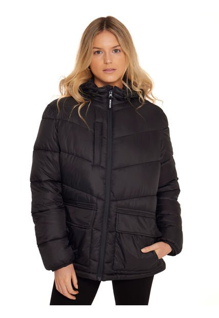 Parka Impermeable Mujer Negro Burton