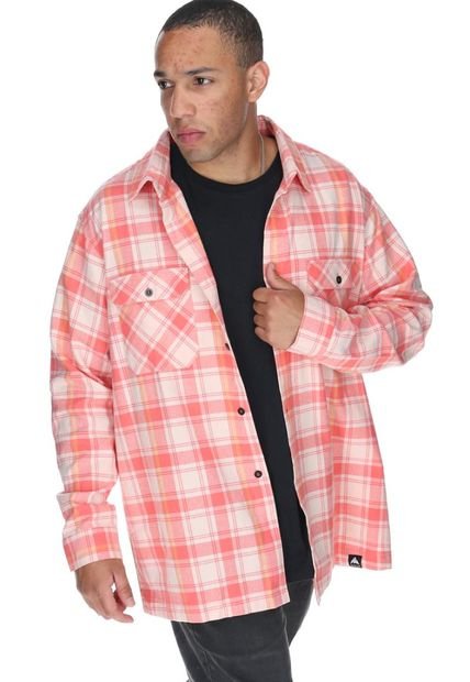 Camisa M/L Hombre Brighton Ii Rojo Burton