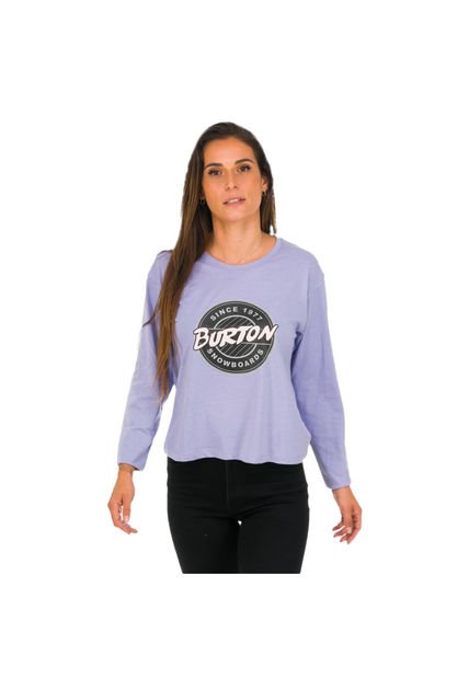 Polera M/L Mujer Retro I Lila Burton