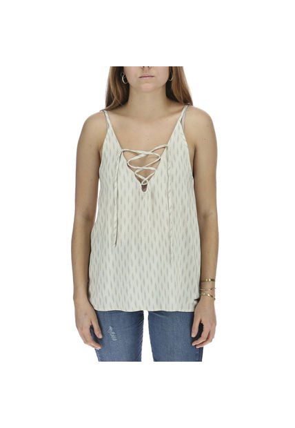 Polera S/M Mujer Carefree Blanco Burton