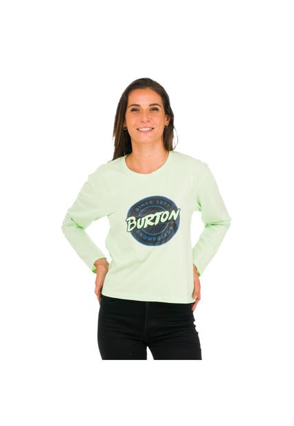 Polera M/L Mujer Retro I Menta Burton