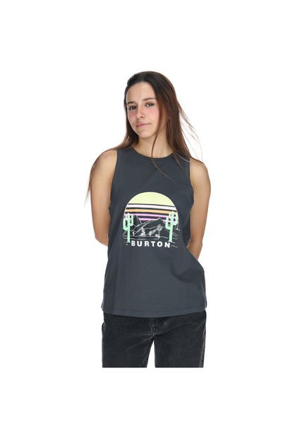 Polera S/M Mujer Lounge Negro Burton