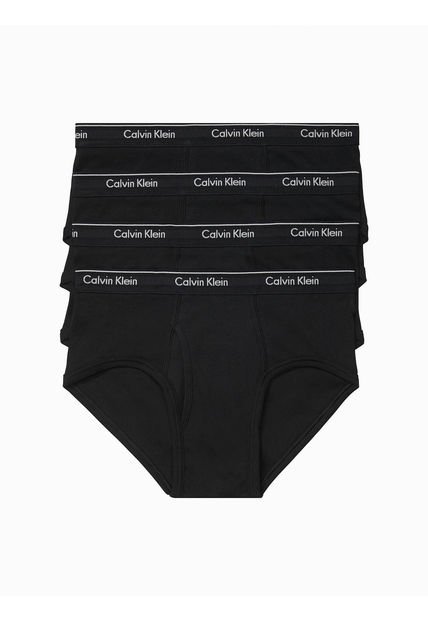 Pack De 4 Calzoncilloa Negro Calvin Klein