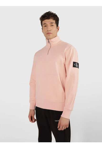 Polerón Badge Half  Rosado Calvin Klein