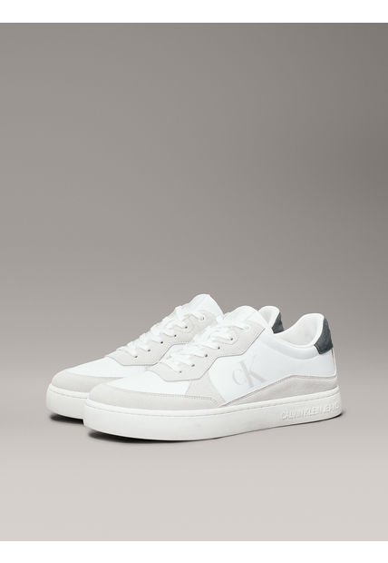 Zapatilla Classic Cupsole Iconic Nylon Blanco Calvin Klein