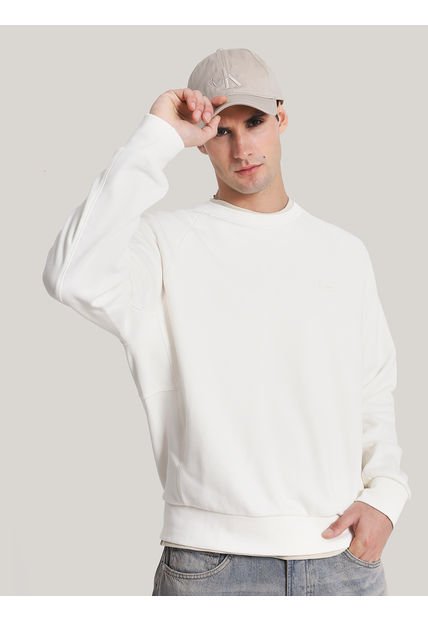 Polerón Soft Cotton Modal Blanco Calvin Klein - Compra Ahora | Dafiti Chile