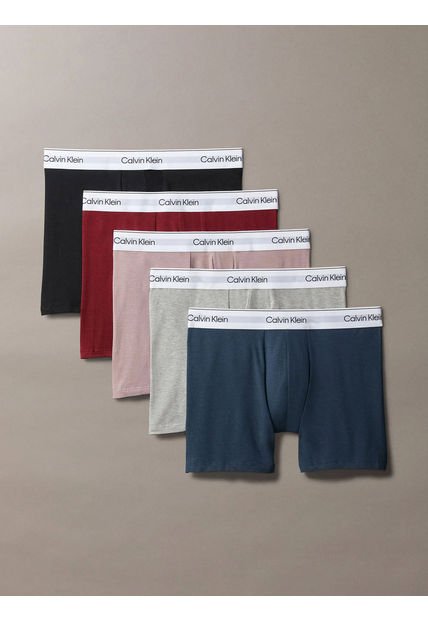 Pack 5 Bóxer Brief Modern Cotton Holiday Multicolor Calvin Klein