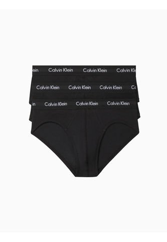 Slip Cotton Stretch 3 Pack Negro Calvin Klein Calvin Klein