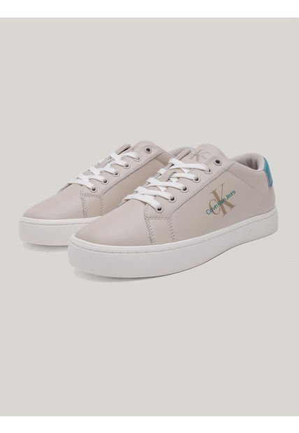 Zapatilla De Cuero Classic Cupsole Multicolor Calvin Klein