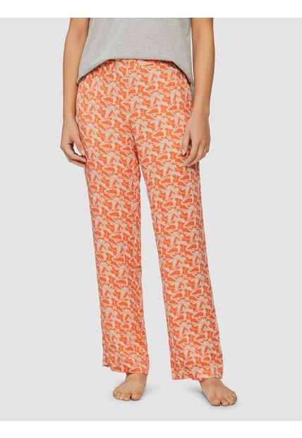 Pantalón Pijama Viscose Naranja Calvin Klein