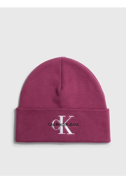 Gorro Monologo Beanie Morado Calvin Klein