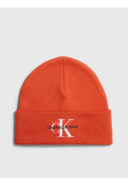 Gorro Monologo Beanie Naranja Calvin Klein