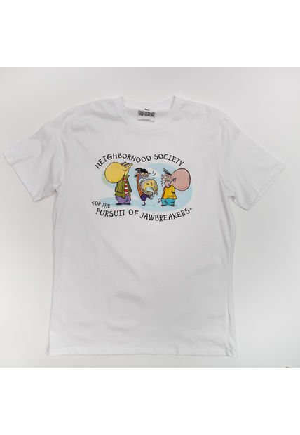 Polera Hombre YOU Cartoon Network Ed, Edd & Eddy Blanco