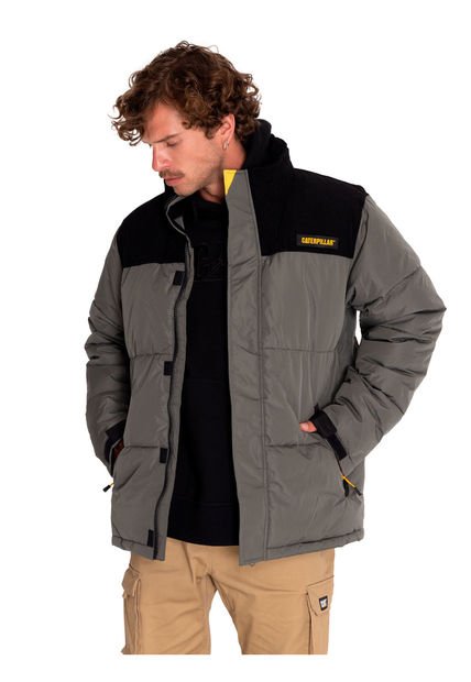 Parka Hombre Heavyweight Insulated Puffer Gris CAT