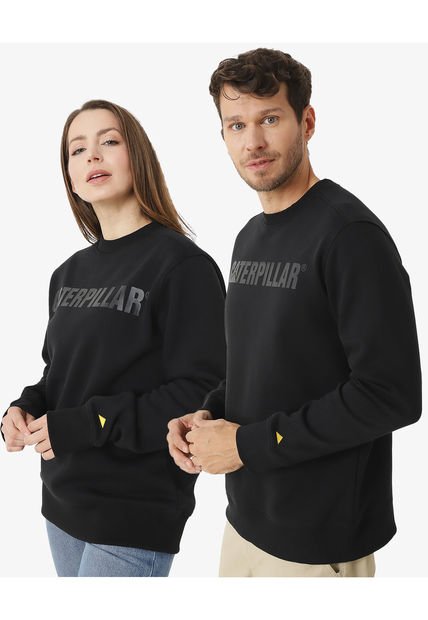 Polerón Caterpillar Logo Cre Negro Unisex CAT