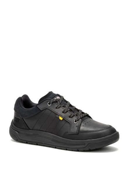 Zapatilla Cuero Hombre Apa Cush Negro CAT