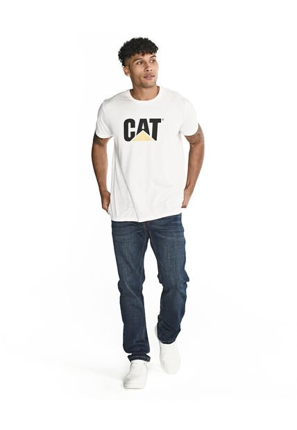 Jeans Coolmax Denim Slim Blanco Hombre CAT