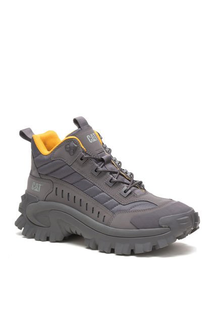 Zapatilla Con Caña Casual Hombre Intruder Mid Gris CAT